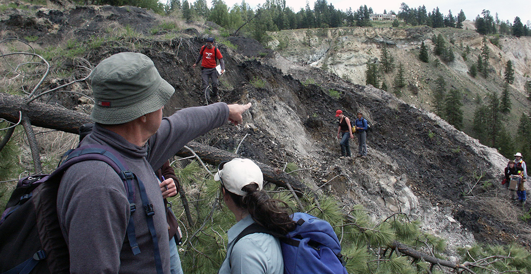 Fieldwork is a strong part of what we do and teach, in combination with sophisticated computer analyses.